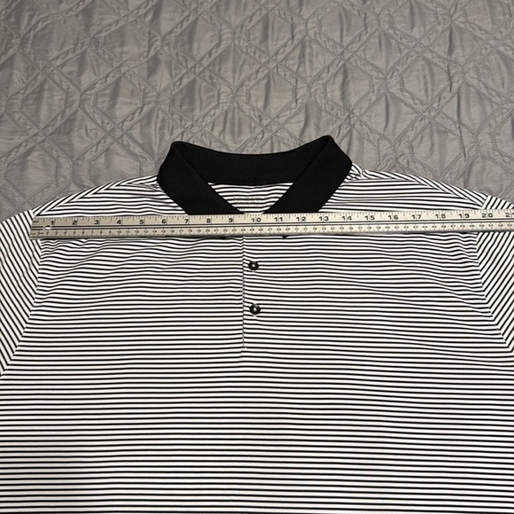 Men’s Nike Golf Dri-Fit Polo, XXL, White With Black Stripes. - Picture 6 of 9